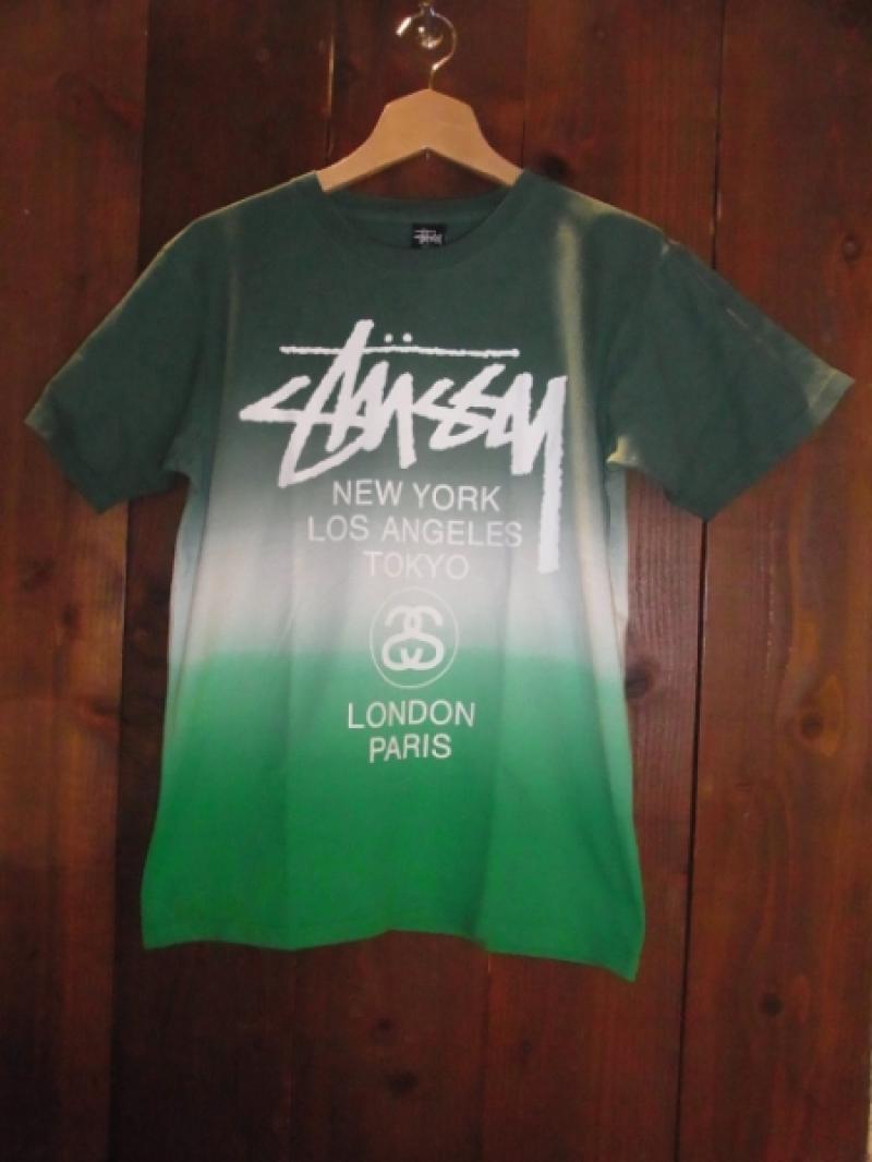 STUSSY 2015SPRING DIP STRIPE WORLD TOUR TEE ʤΤǤ