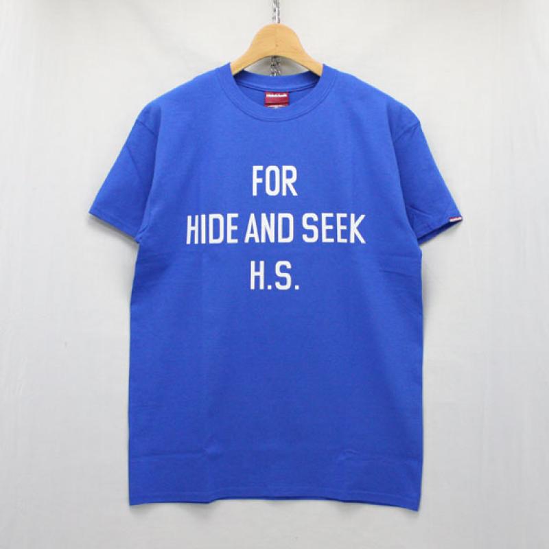 HIDE&SEEK For H.S. S/S Tee (15ss):BLUEWHITE !!