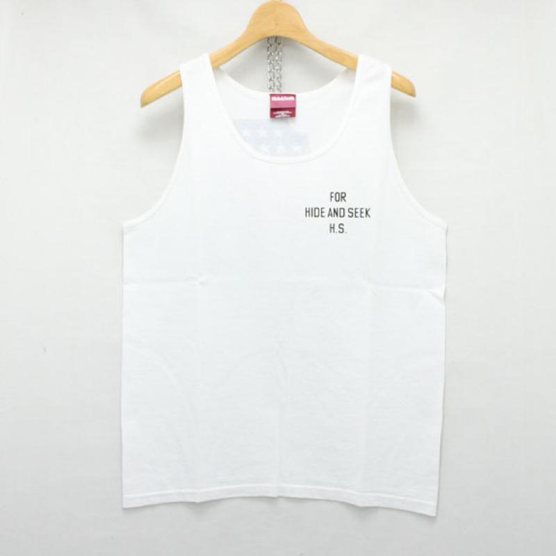 HIDE&SEEK #1 TankTop:WHITE !!