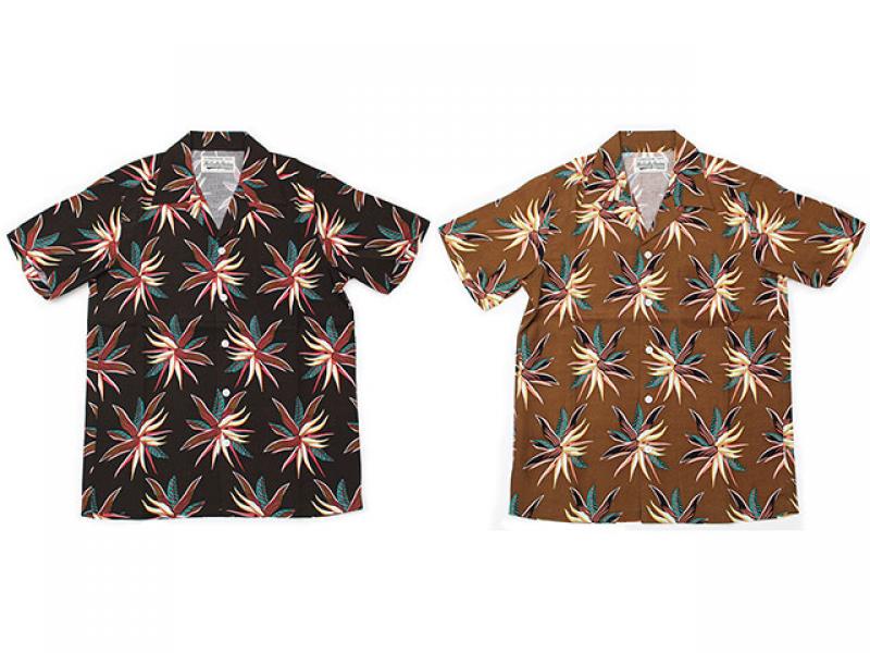 WACKO MARIA/TROPICAL FLOWER ALOHA SHIRT S/S 