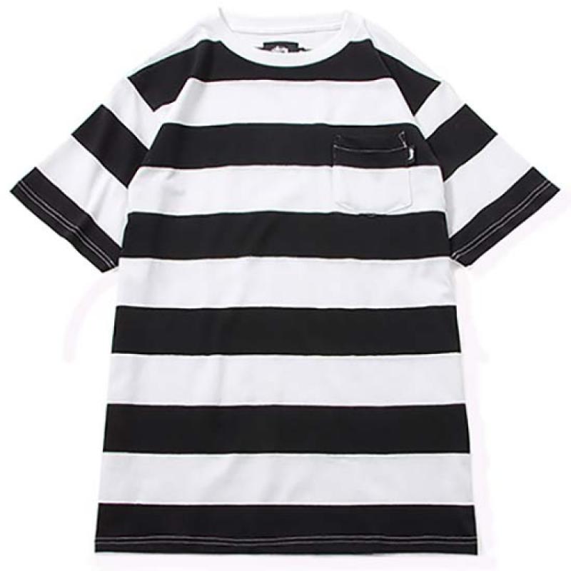 stussy Basic Stripe Pocket Crew