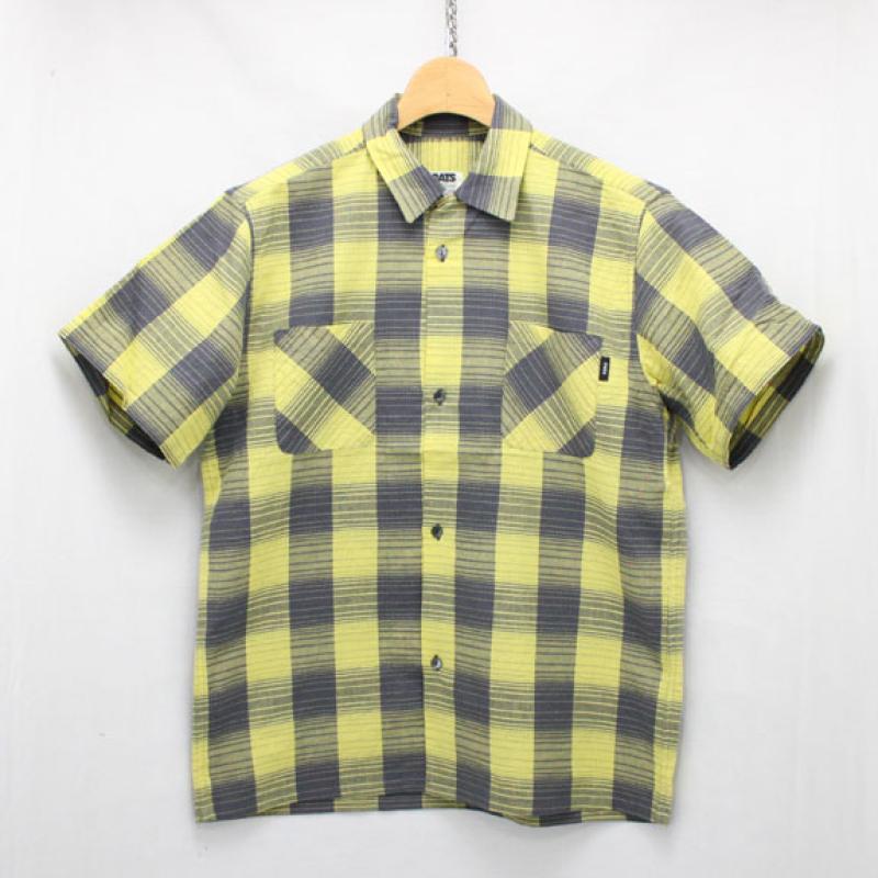 RATS YELLOW CHECK S/S SHIRTS:YELLOW CHECK !!