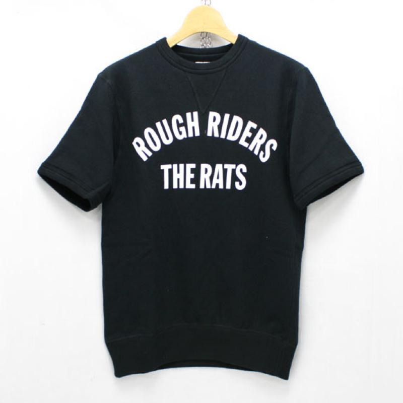 RATS ROUGH RIDERS S/S SWEAT:BLACK !!