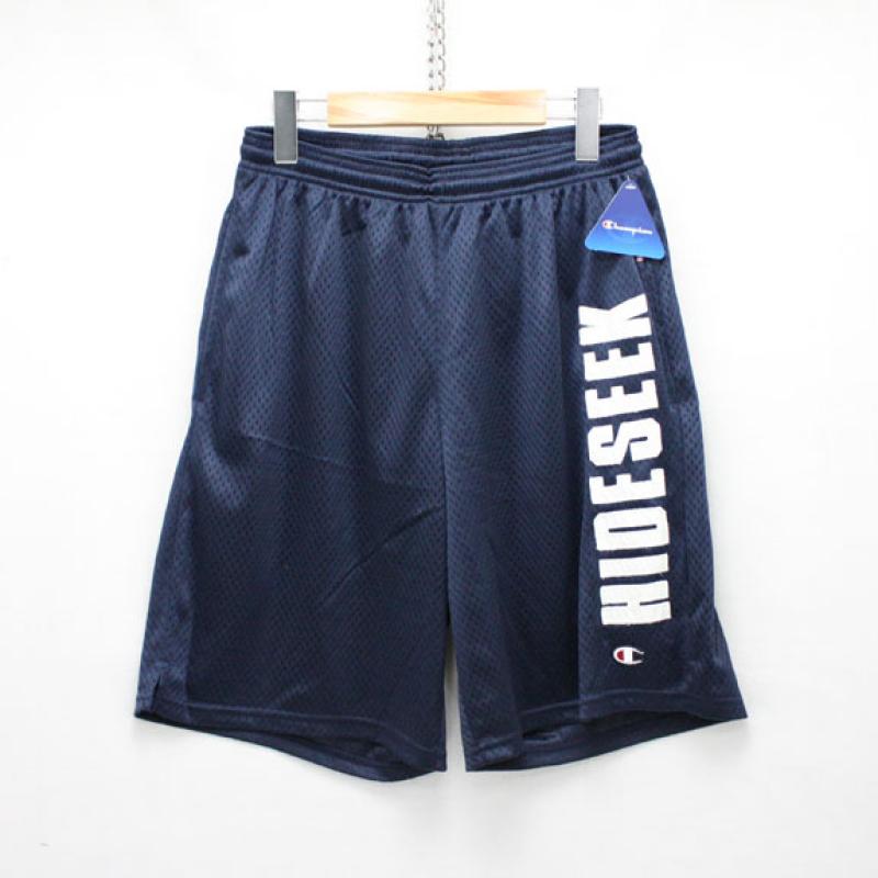 HIDE&SEEK Mesh Shorts (15ss):NAVY !!