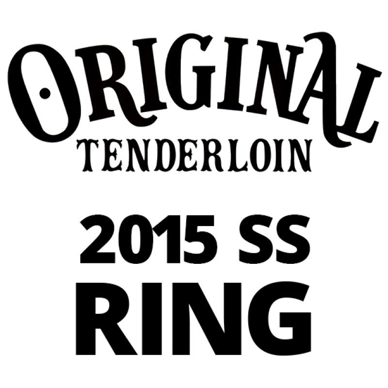 TENDERLOIN T-H.S RING/SILVER/STONE !!