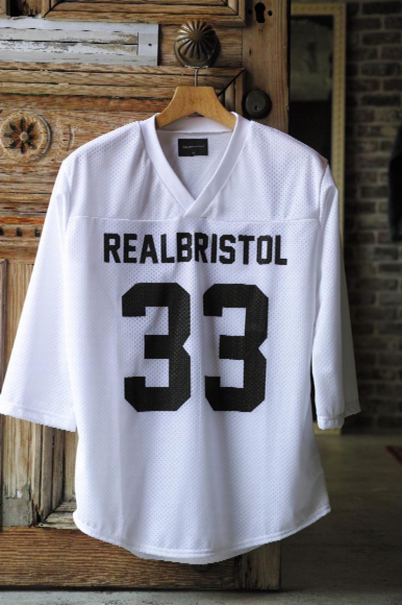 F.C.Real Bristol 3/4 SLEEVE NUMBERING MESH TEE