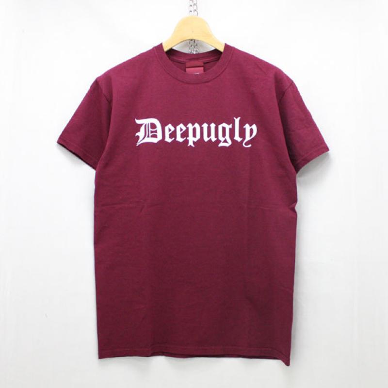 HIDE&SEEK Deepugly S/S Tee:BURGUNDY !!