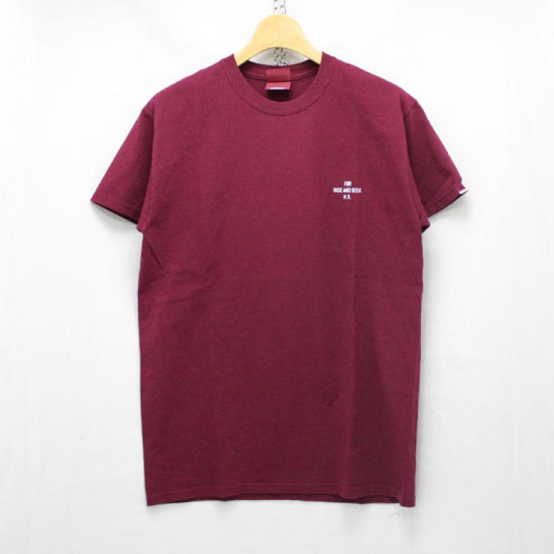 HIDE&SEEK Next S/S Tee:BURGUNDY !!