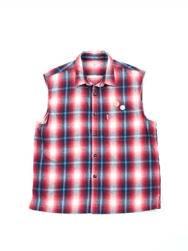 COOTIE 2015S/S Flannel Sleeveless Shirtʤ٤ޤ