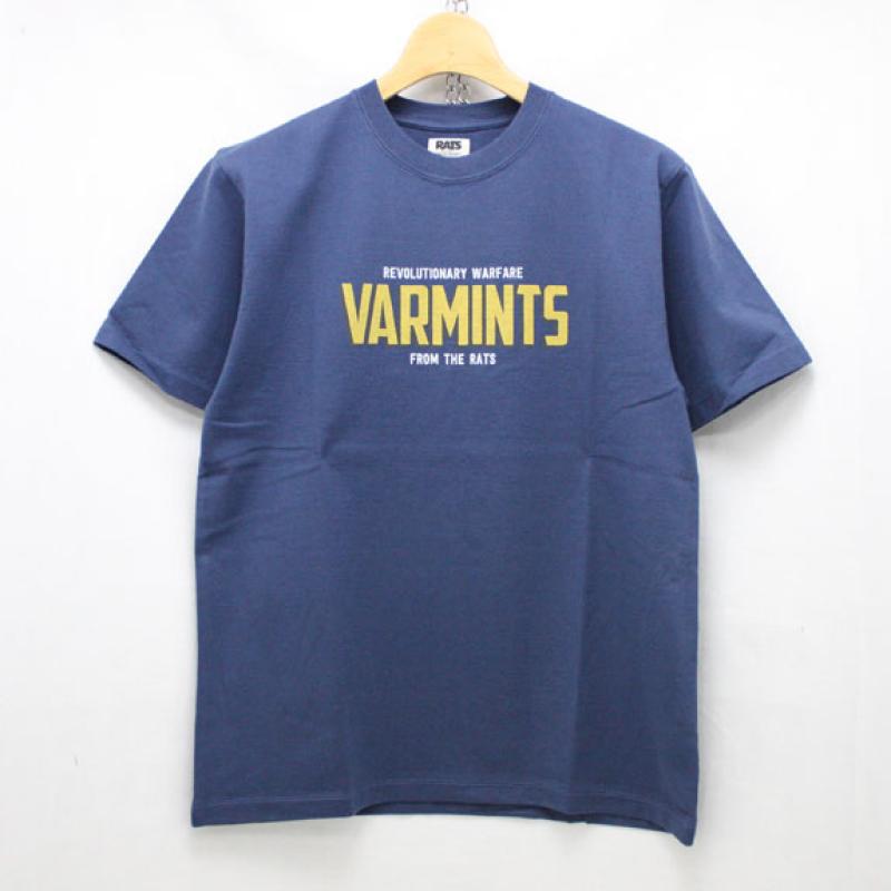 RATS VARMINTS T-SHIRTS:NAVY !!