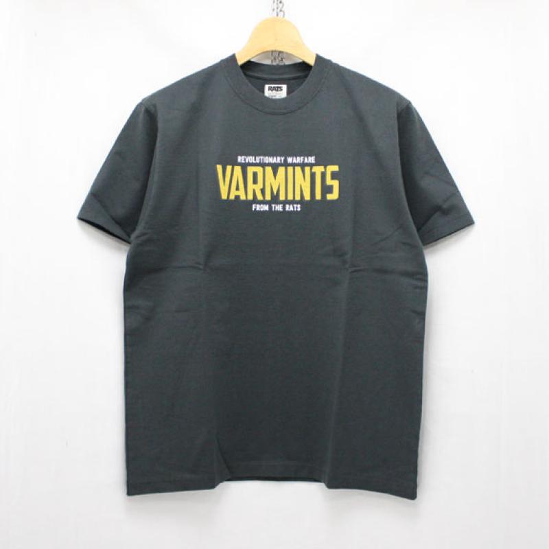 RATS VARMINTS T-SHIRTS:CHARCOAL !!