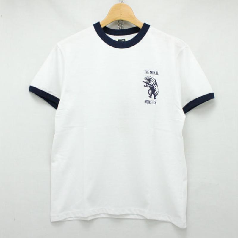 RATS RINGER T-SHIRTS:WHITE !!