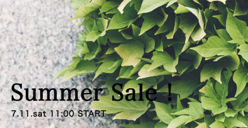 SUMMER SALE 2015 -7/11(sat) 11:00 START !!