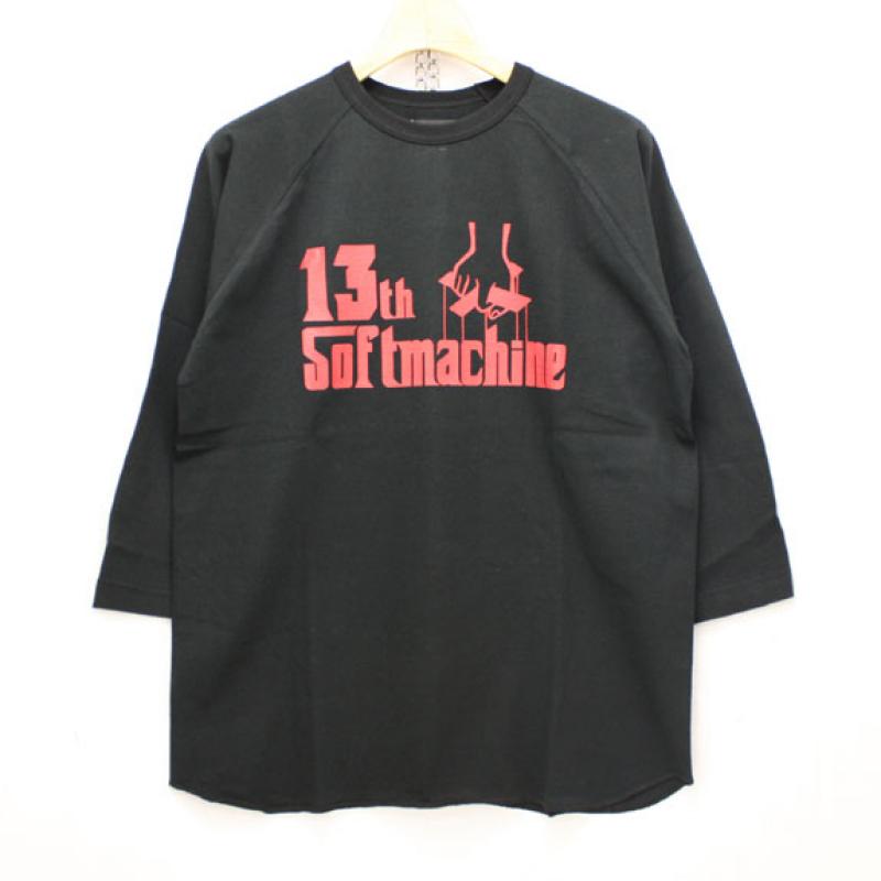 SOFT MACHINE 13th GOD RAGLAN:BLACK !!