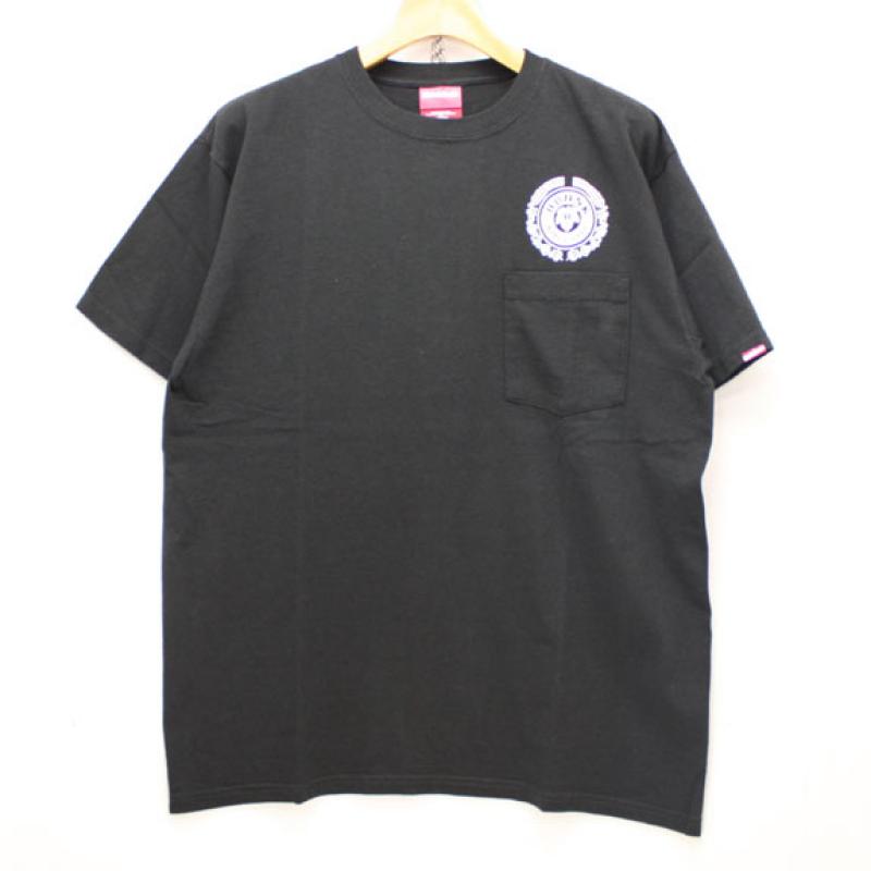 HIDE&SEEK Pubst HDNSK S/S Tee (15aw):BLACK !!