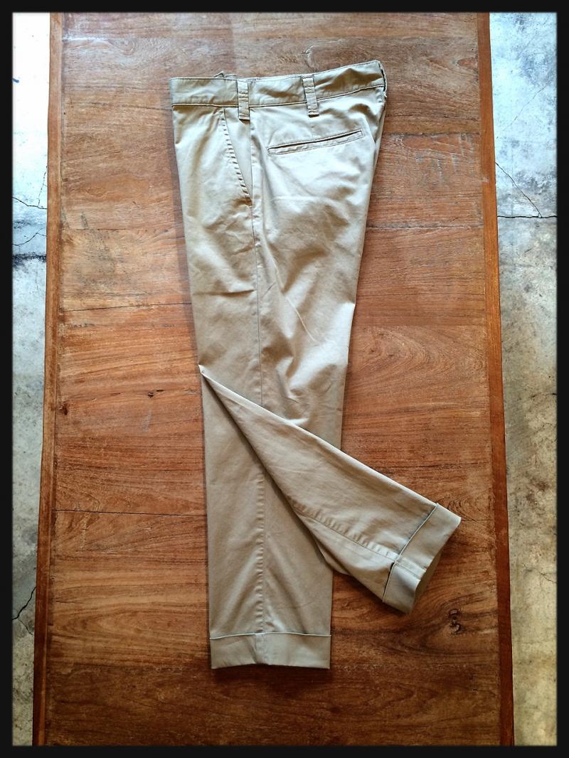 SOPHNET. STRECH COTTON ANKLE CUT CHINO PANT SALE