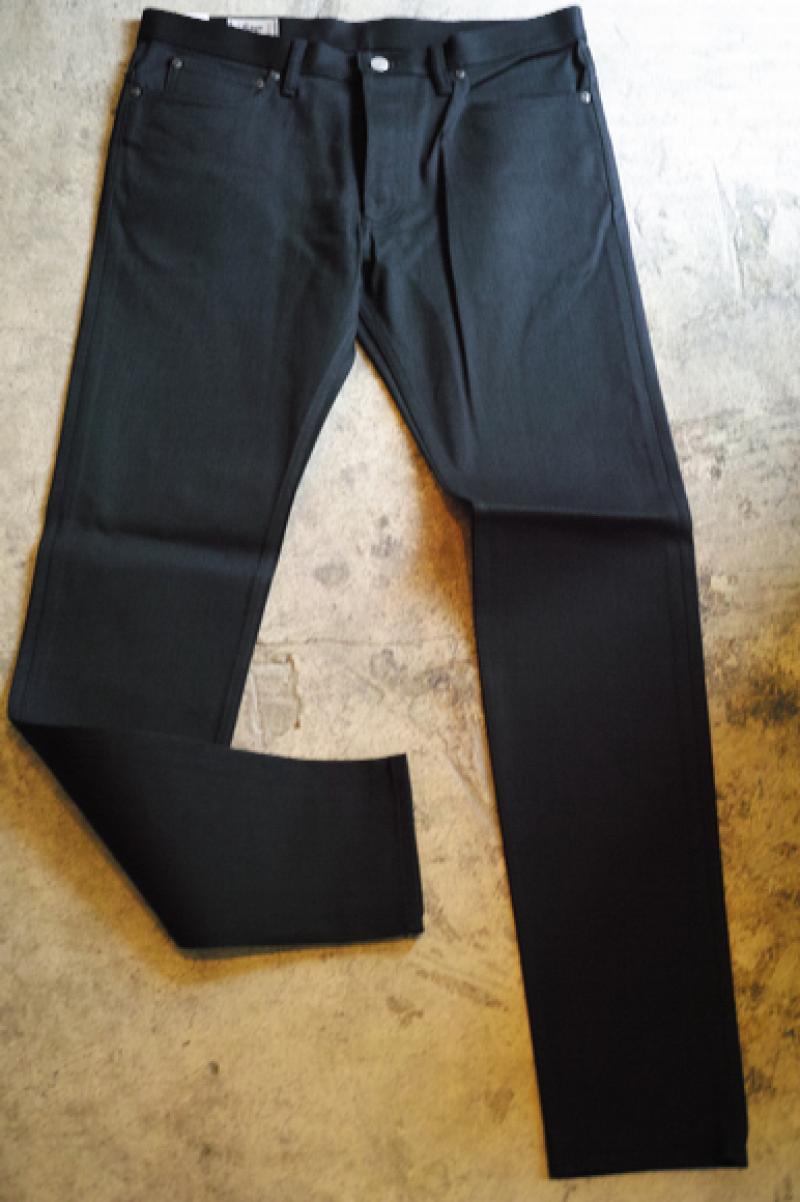 Rags McGREGOR 31-5003 SLIM 5P DENIM PANTS / BLACK RIGID