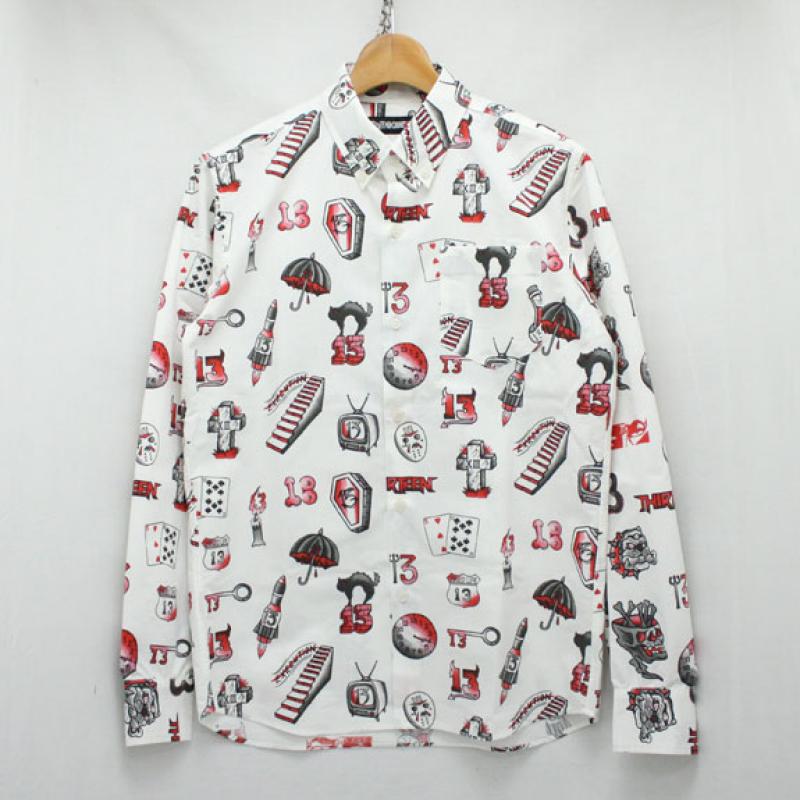 SOFT MACHINE 13th FLASH SHIRTS L/S:WHITE!!