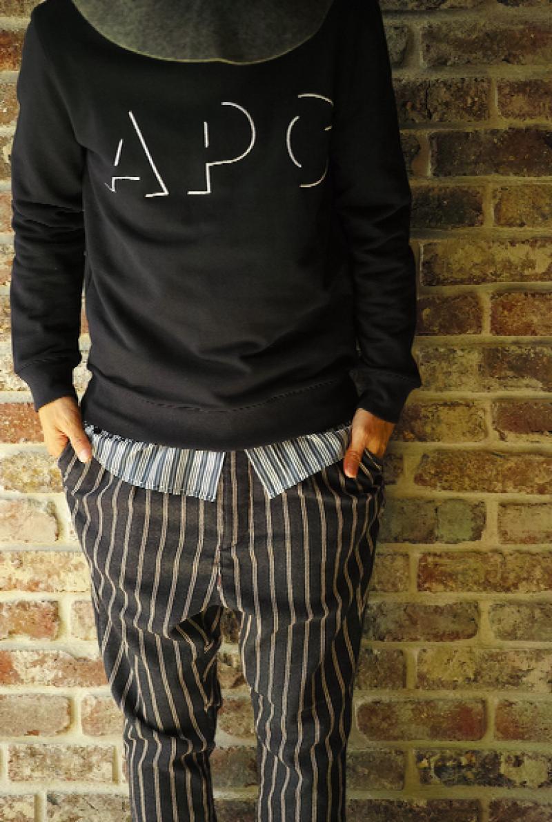 A.P.C.LOGO SWEAT