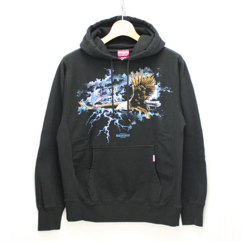 HIDE&SEEK Live Like G Sweat Parka:BLACK !!