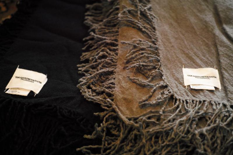 TAKAHIROMIYASHITATheSoloist. sa.0007AW15 squared scarf -L-.