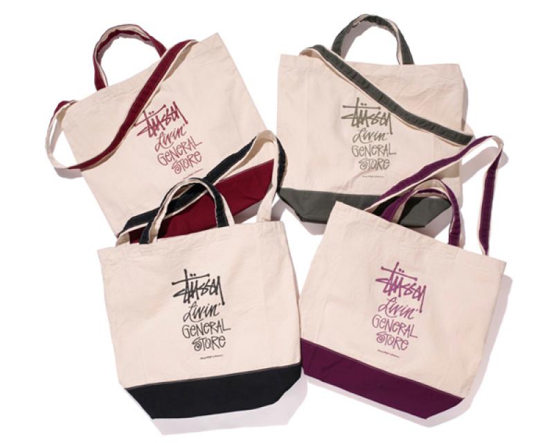 STUSSY LIVIN' GS 2 Way Tote Bag 5 !