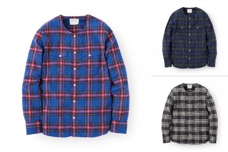 SANDINISTA꿷Collarless Western Check Shirt٤Ǥ