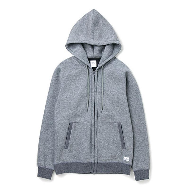 BEDWIN L/S ZIP UP HOODED BONDING "ANTHONY":GRAY !!