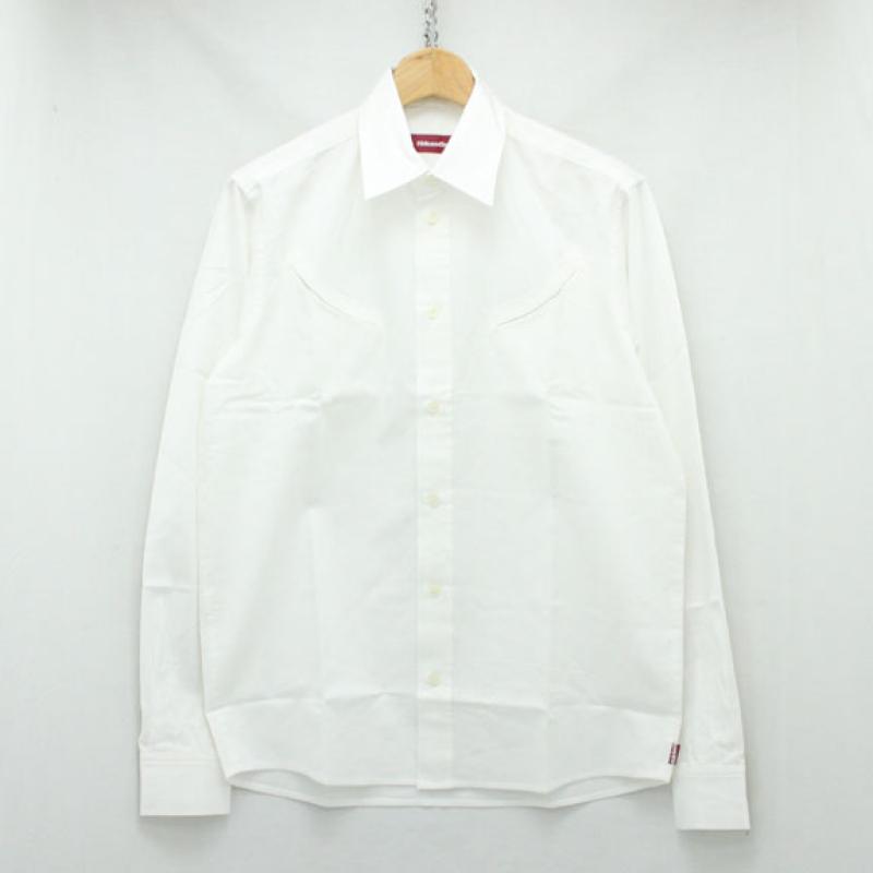 HIDE&SEEK OX Western L/S Shirt:WHITE !!