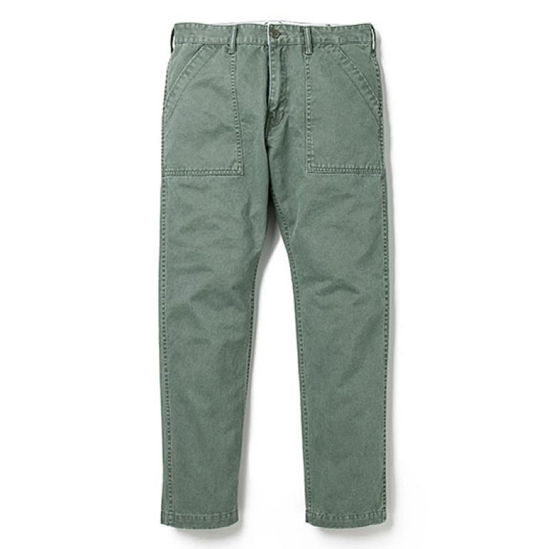 BEDWIN 10/L TAPERED FIT UTILITY PANTS "CHARLS"OLIVE !!