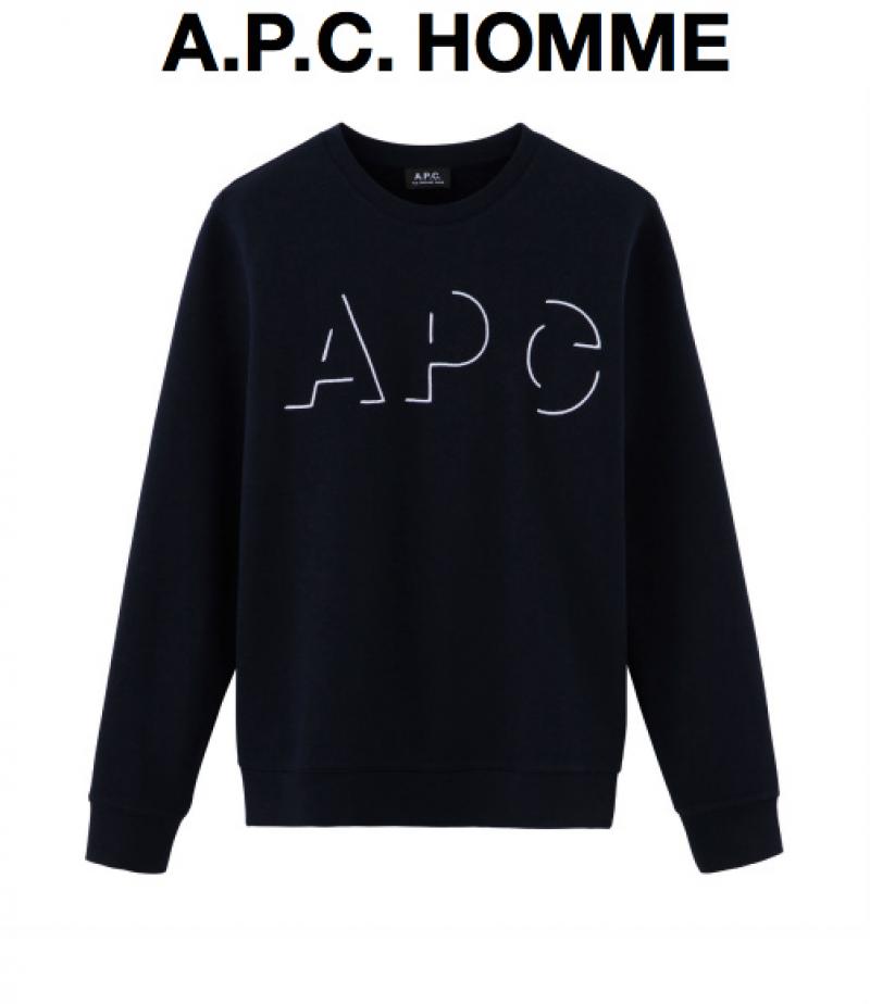 A.P.C. åȥ COLOR:PALE GRAY/NAVY