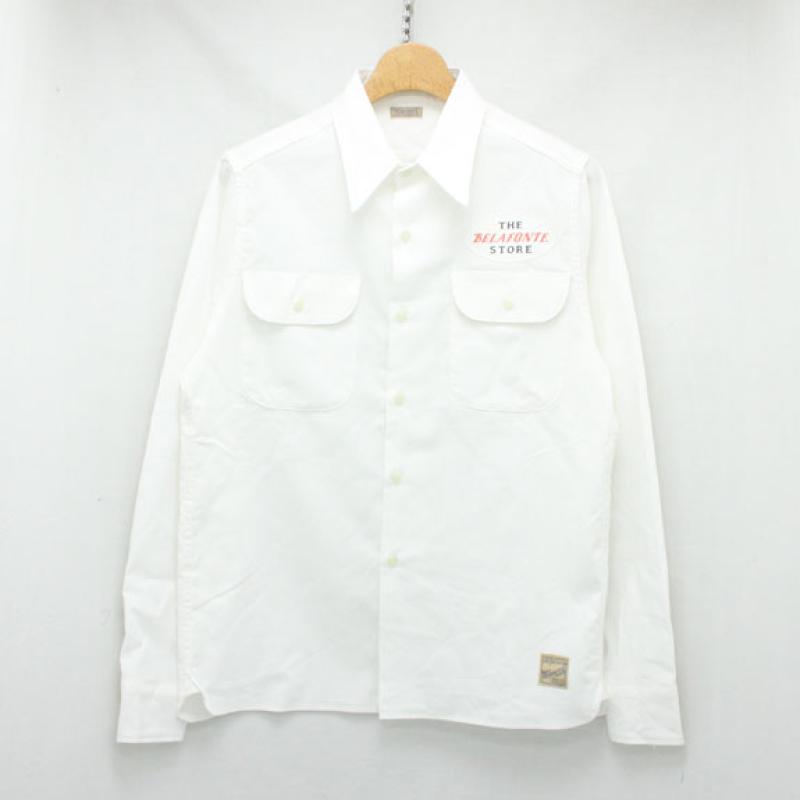 BELAFONTE RAGTIME CHAMBRAY SHIRT (THE BELAFONTE STORE PATCH):WHITE !!