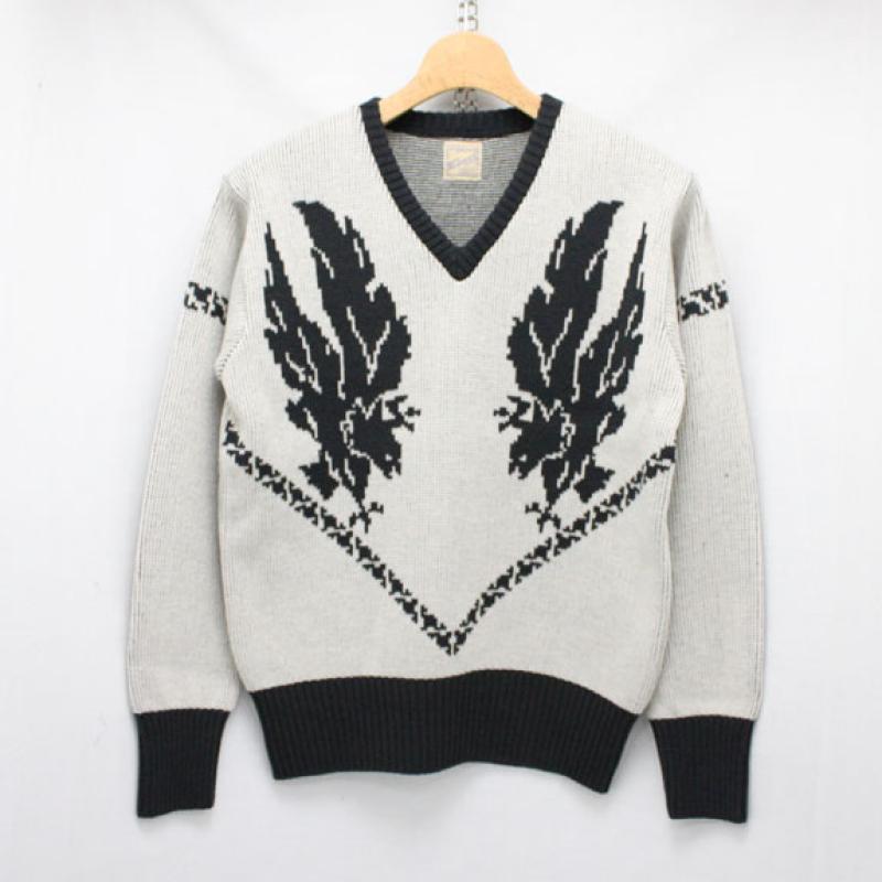 BELAFONTE RAGTIME EAGLE SWEATER:GRAYBLACK !!