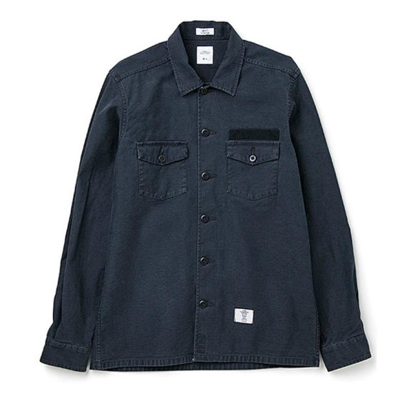 BEDWIN L/S MILITARY SHIRT "CLIFF":BLACK !!