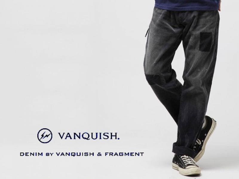 DENIM BY VANQUISH FRAGMENT / remake wide straight corduroy pants