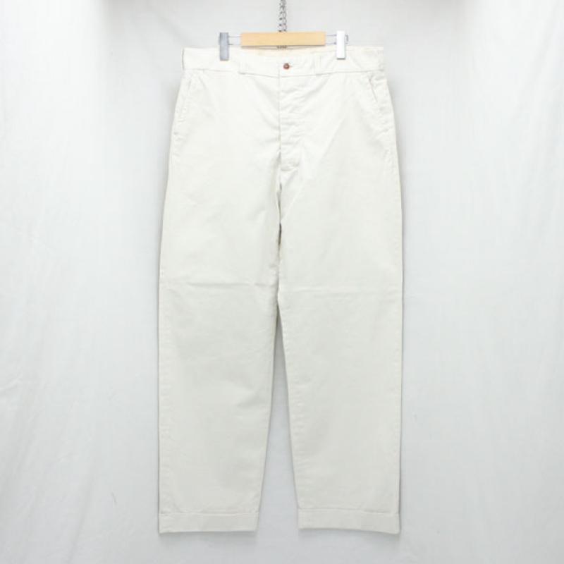 BELAFONTE RAGTIME CHINO CLOTH TROUSERS (AGED):WASHED OFF  !!