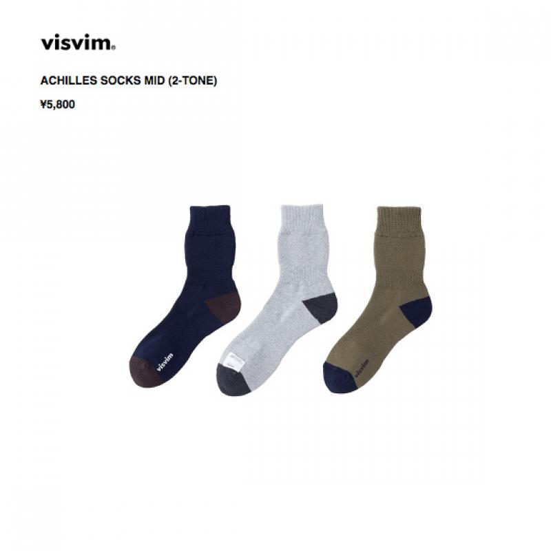 visvim ACHILLES SOCKS MID