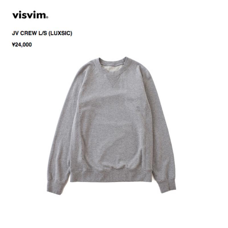 visvim JV CREW L/S(LUXSIC)!