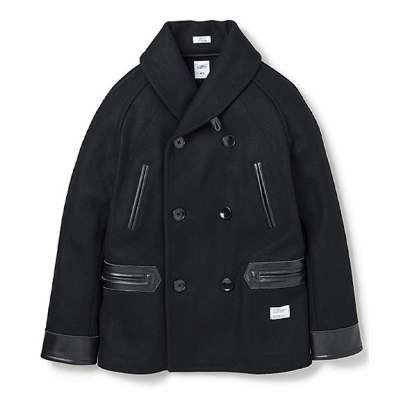 BEDWIN MELTON RAILROAD COAT "DIKE":BLACK !!