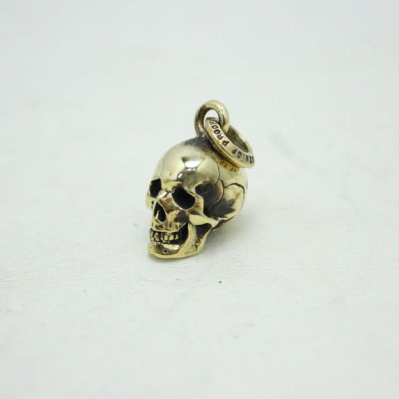 RATSJOLLY ROGERBURDEN OF PROOF SKULL CHARM:BRASS !!