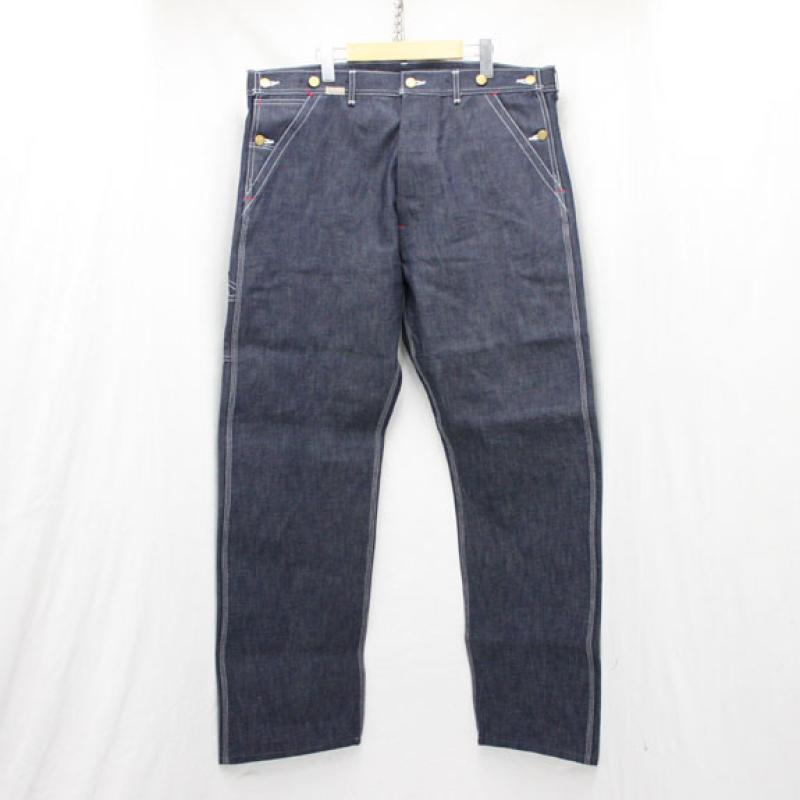 BELAFONTE RAGTIME CHOPPED OVERALLS:10.5oz INDIGO DENIM !!