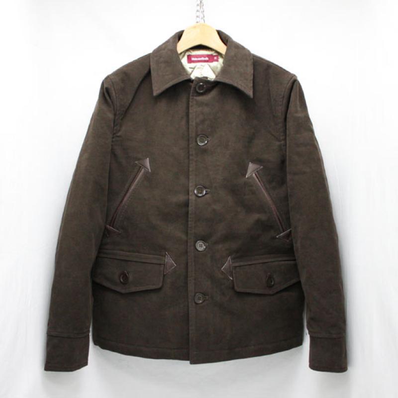 HIDE&SEEK Single Pcoat (15aw):BROWN(MOLESKIN) !!