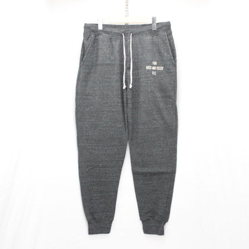 HIDE&SEEK Sweat Pants (15aw):C-GRAY !!