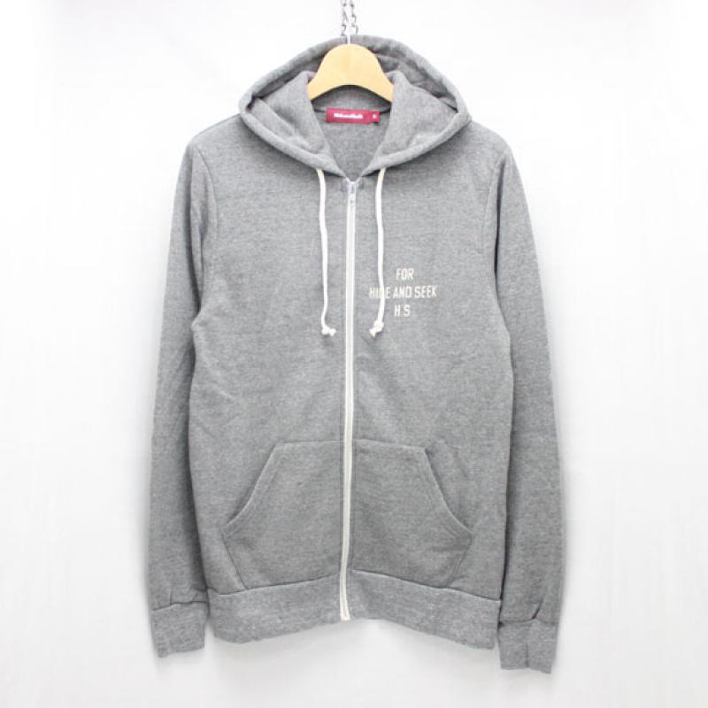 HIDE&SEEK For H.S. Zip Parka (15aw):H-GRAY !!