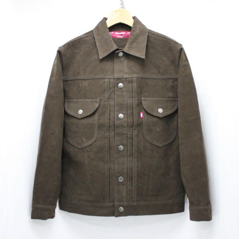 HIDE&SEEK Moleskin 2nd JKT (15aw):BROWN !!