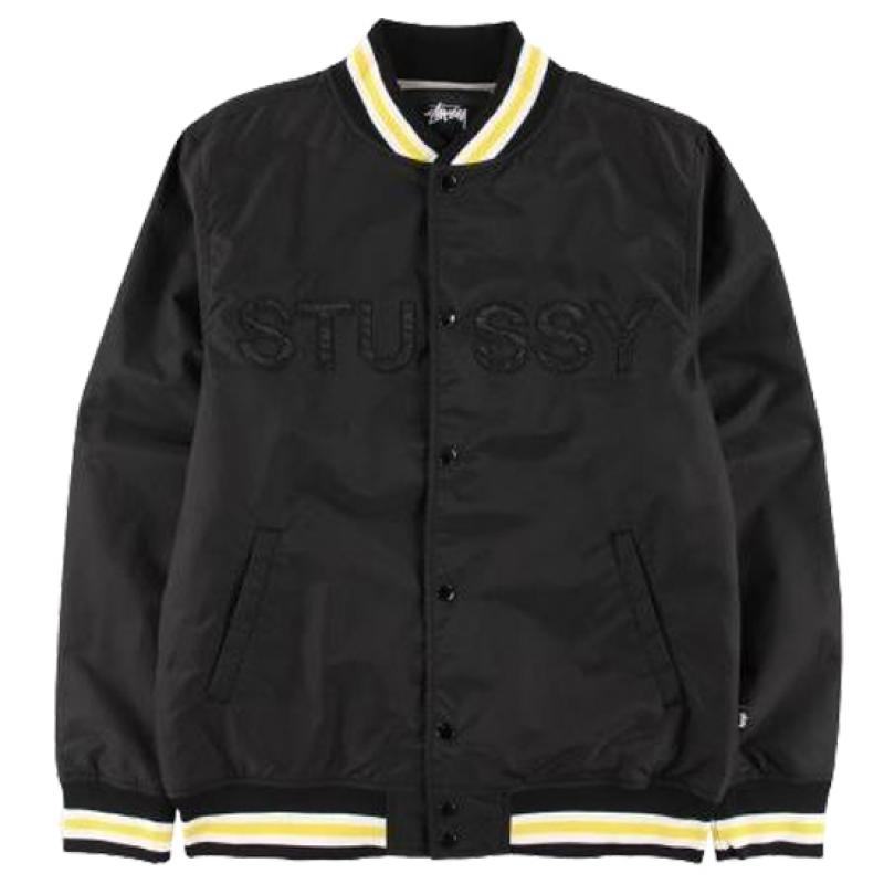 Stussy Logo Stadium Jacket