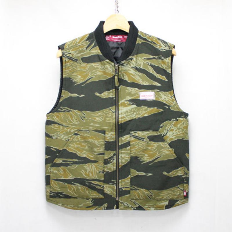 HIDE&SEEK Nylon Vest (16ss):TIGER CAMO !!