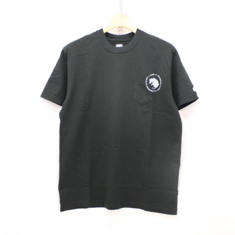 RATS "THE RATS" POCKET T-SHIRT:BLACK !!