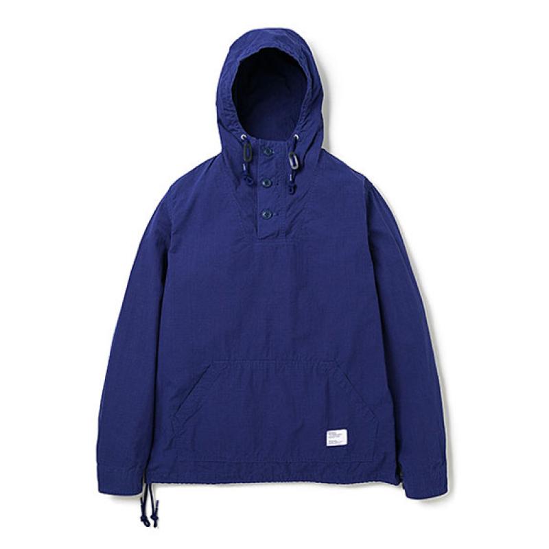 BEDWIN RIPSTOP PULLOVER HOODED FD "RIP":NAVY !!