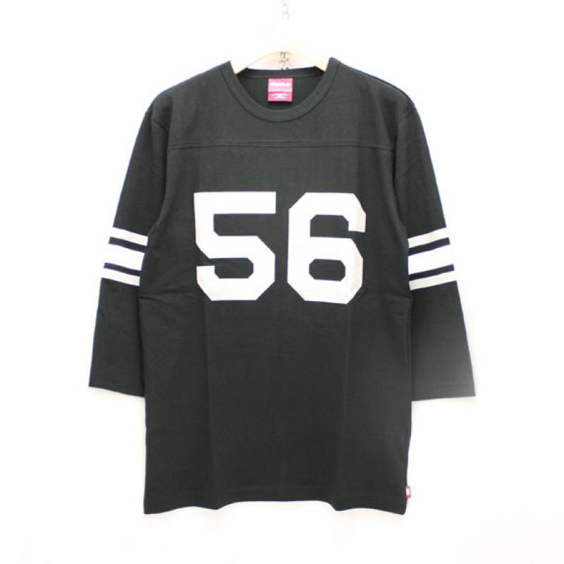 HIDE&SEEK Football 3/4s (16ss):BLACK !!